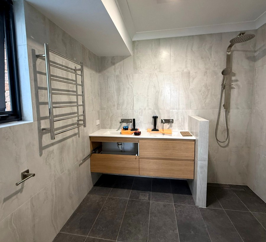 high-end bathroom renovated in Perth