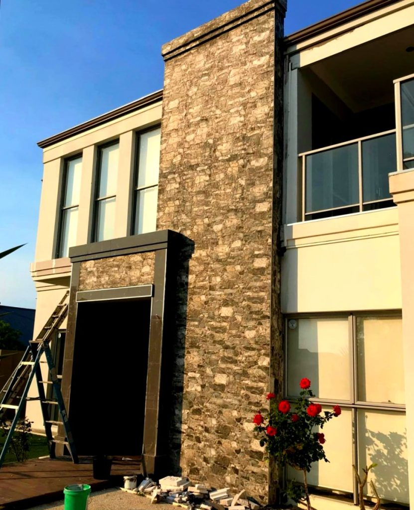 stone wall tiling services in Perth